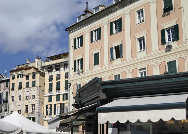 Oude stad van Genua - Italië — Stockfoto