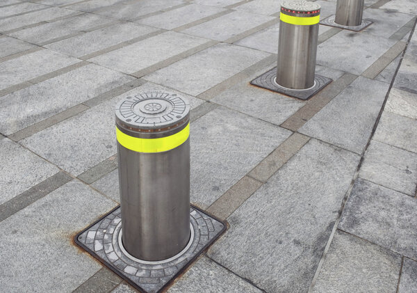 Rising bollards
