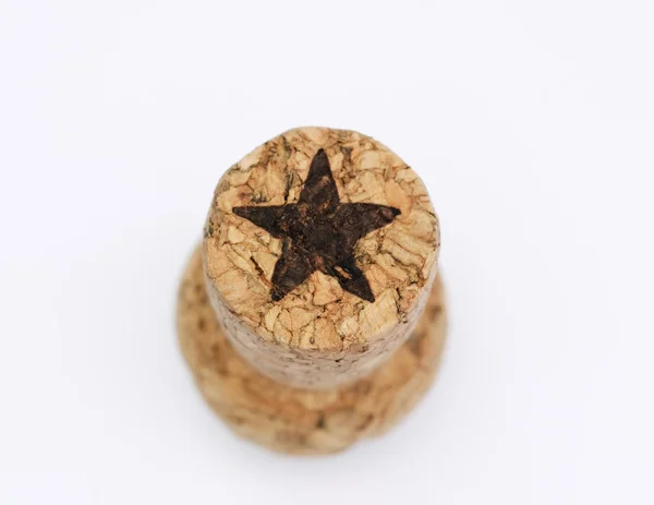 Cork with star — Stock Photo, Image