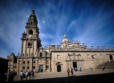 Santiago de Compostela 'da Günlük Yaşam, İspanya Eylül 2021