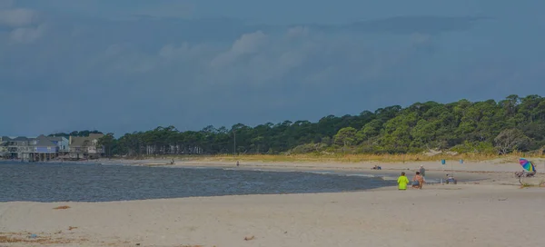 Daughin Szigetek Strand Mexikói Öbölben Mobile Megyében Alabamában — Stock Fotó