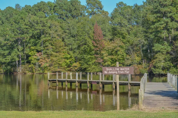 Piękny Widok Jezioro Claiborne State Park Homer Claiborne Parish Luizjana — Zdjęcie stockowe