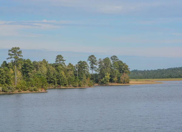 Teren Rekreacyjny Jezioro Okhissa Homochitto National Forest Bude Mississippi — Zdjęcie stockowe