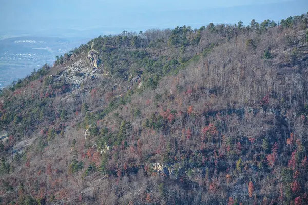 Вид Горные Вершины Skyline Drive Blue Ridge Mountains Virginia — стоковое фото