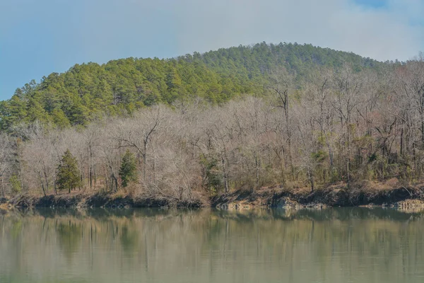 Огуречный Ручей Протекает Через Национальный Лес Уачита Брокен Боу Округ — стоковое фото