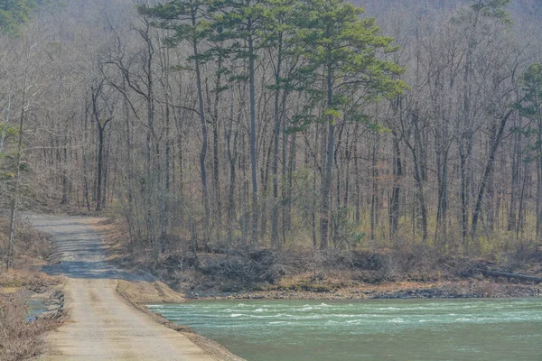 Cucumber Creek Fließt Durch Den Ouachita National Forest Broken Bow — Stockfoto