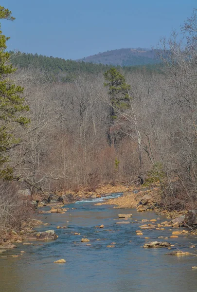 Cucumber Creek Fließt Durch Den Ouachita National Forest Broken Bow — Stockfoto