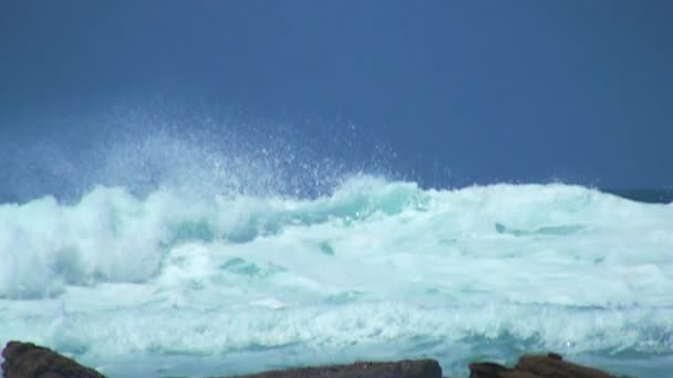 Μεγάλα κύματα του ωκεανού — Αρχείο Βίντεο