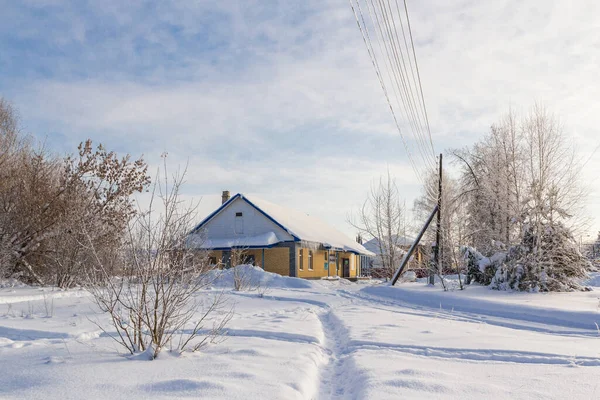 Zavolzhye Región Nizhny Novgorod Rusia Enero 2022 Tienda Pueblo Pervomaisky — Foto de Stock