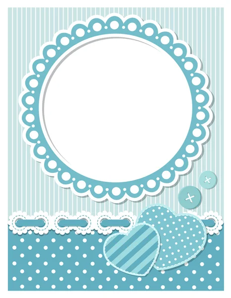 Retro scrapbook frame — Stock Vector