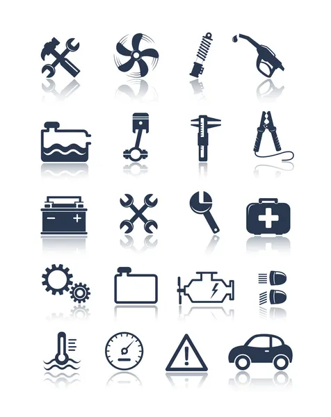 Iconos de servicio automático — Vector de stock