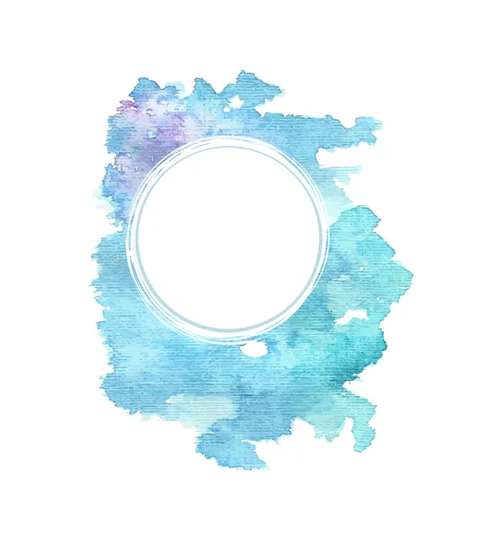 Astratto sfondo blu acquerello — Vettoriale Stock