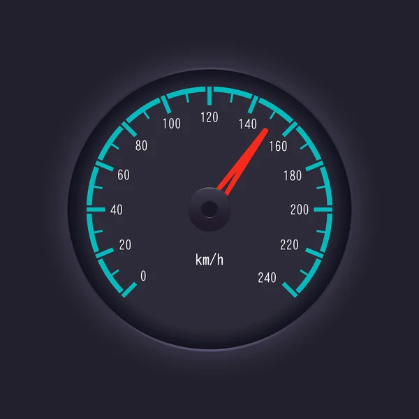 Vector speedometer design — Stock Vector