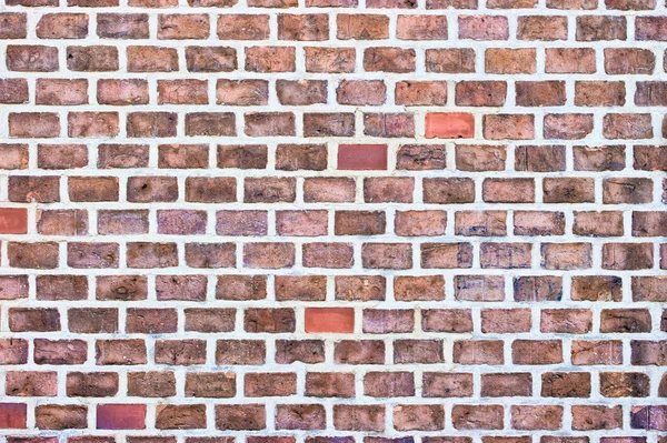 Düzenli tuğla duvar — Stok fotoğraf