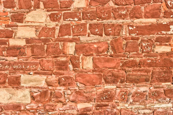 Mur z cegły kamienisty — Zdjęcie stockowe