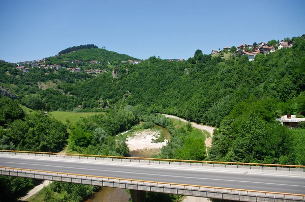 Highway in the hills — Stock Photo, Image