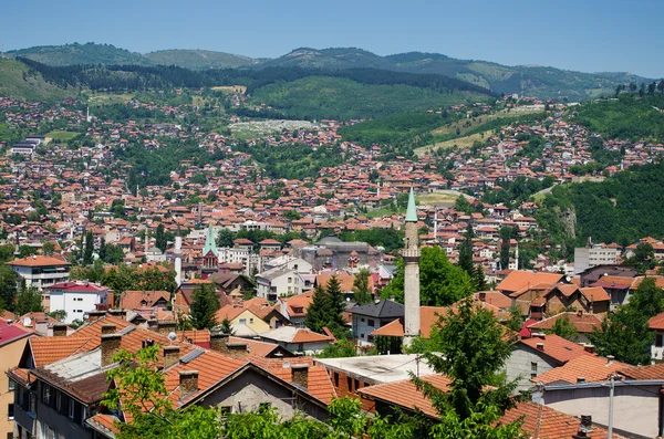 Paisaje urbano de Sarajevo — Foto de Stock
