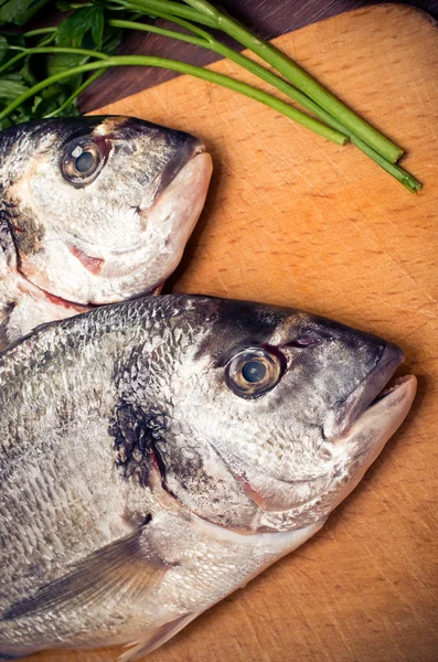 Eşkine balıklar hazırlık için hazır