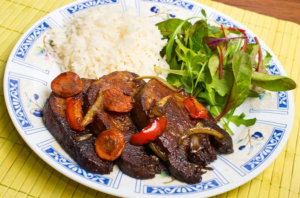 Plato de lengua —  Fotos de Stock