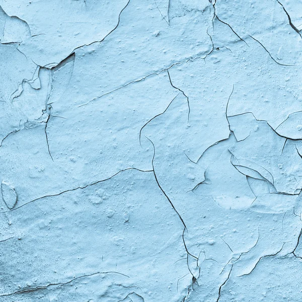 Textura de tinta azul rachada — Fotografia de Stock