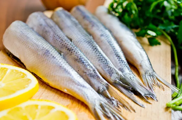 Raw herrings — Stock Photo, Image