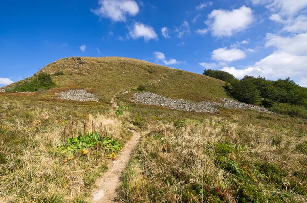 Pico nas montanhas dos Cárpatos — Fotografia de Stock