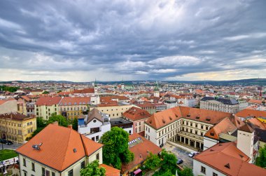 Cityscape of Brno, Czech Republic clipart