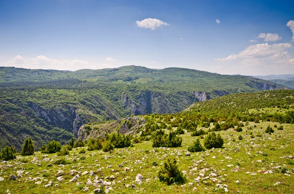 Balkans hills covered by rocks — Stock Photo, Image