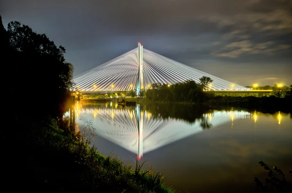Redzinski bridge, Wroclaw, Lengyelország — Stock Fotó