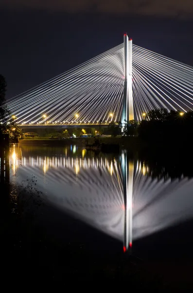 Redzinski bridge, Wroclaw, Lengyelország — Stock Fotó