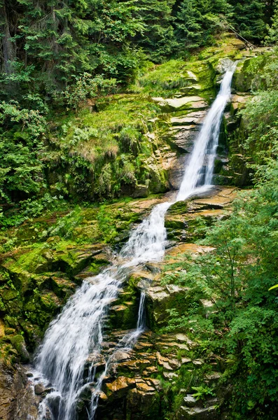 Famous Kamienczyk waterfall, Poland — Stock Photo, Image