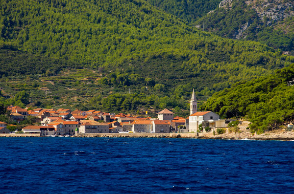 Jelsa town on Hvar island, Croatia