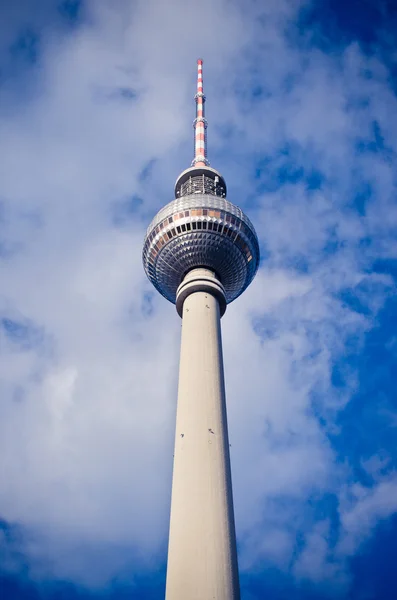 Torre Fernsehturm em Berlim, Alemanha — Fotografia de Stock