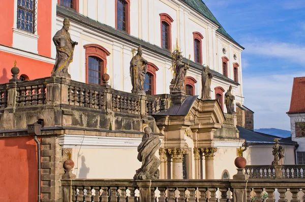 Монастир в місті broumov, Чеська Республіка — стокове фото