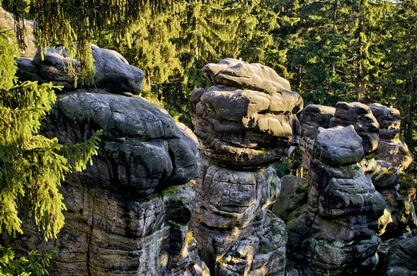 Tschechische Felsenstadt — Stockfoto