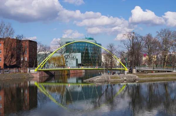 Brücke auf den Inseln in Breslau, Polen — Stockfoto