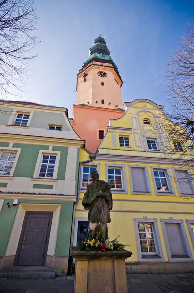 Town hall in Olawa, Poland — Stock Photo, Image