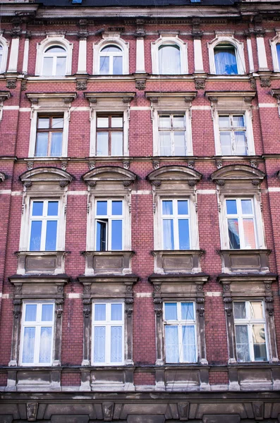 Old tenement house wall — Stock Photo, Image