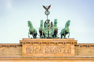 heykel brandenburg kapısı, berlin, Almanya