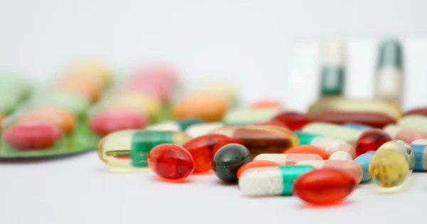 Lot of medicines — Stock Photo, Image