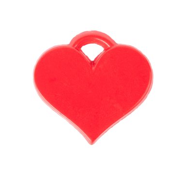 Heart on white background