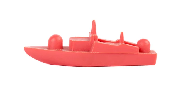 Red toy ship — Stock Photo, Image