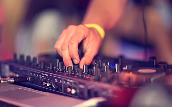 DJ mixning — Stockfoto