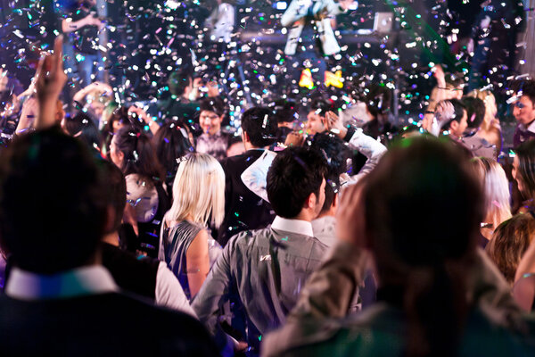 At the night club — Stock Photo, Image