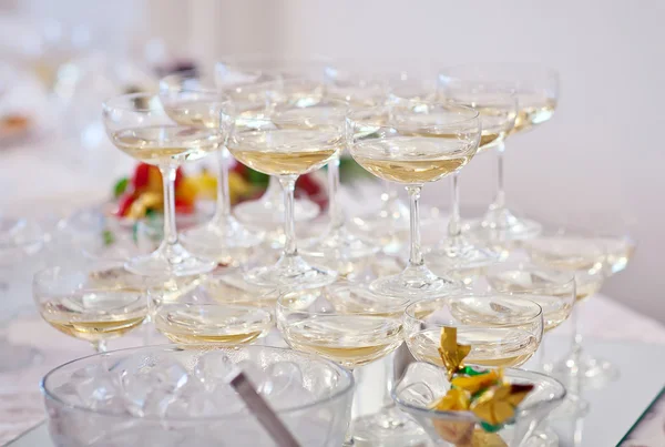 Bicchieri con champagne — Foto Stock