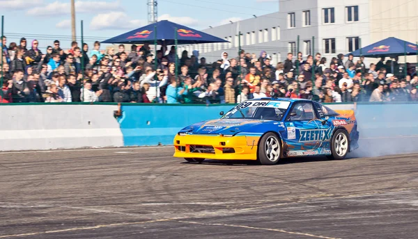 Nissan silvia sx 180 burnout — Stock Photo, Image