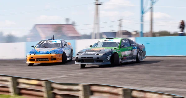 Kiev, Ukraine 23 Sempemper 2012: Final of Ukrainian Drift Championship 2012 — Stock Photo, Image