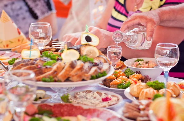 Gedeckter Tisch — Stockfoto