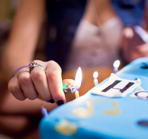 Bolo de aniversário — Fotografia de Stock