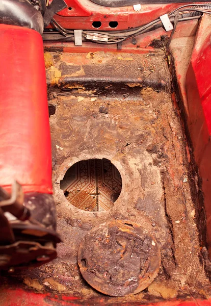 Rust on old car — Stock Photo, Image